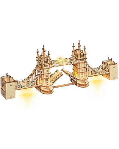 Drvena 3D slagalica Robo Time od 113 dijelova - Tower Bridge - 1